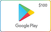 $100 Google Play gjafakort - fyrir Google Play USA