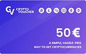 €50 Crypto Voucher gjafakort - fyrir bitcoin og aðra Crypto gjaldmiðla