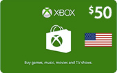 $50 Xbox gjafakort- fyrir Xbox USA