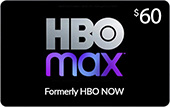 $60 HBO MAX gjafakort - fyrir HBO MAX USA